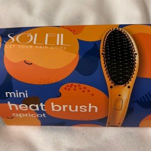 Soleil Mini Heat Brush Apricot New Unused